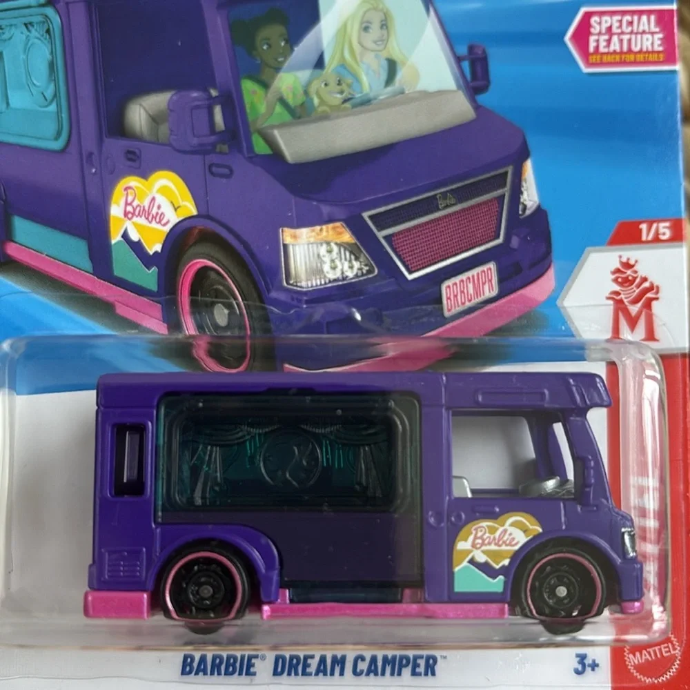 Purple Barbie Dream Camper Mobile Home Hot Wheels Van Hotwheels Toy 2026 New